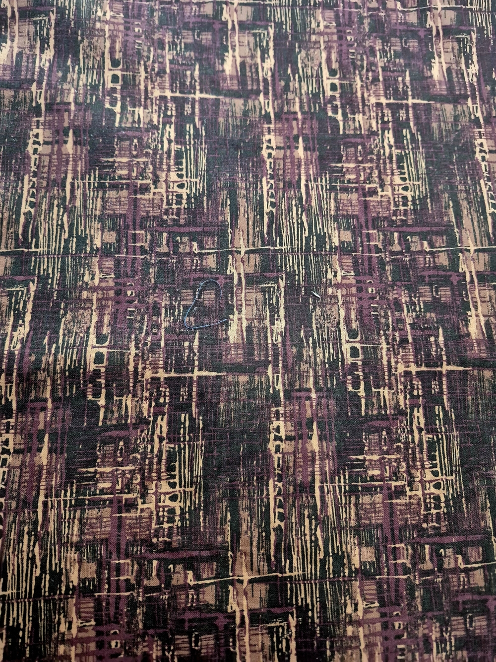 Abstract Shades of Brown Cotton Fabric 2 3/4 Yards 36” Wide Quilting Sew Crafts